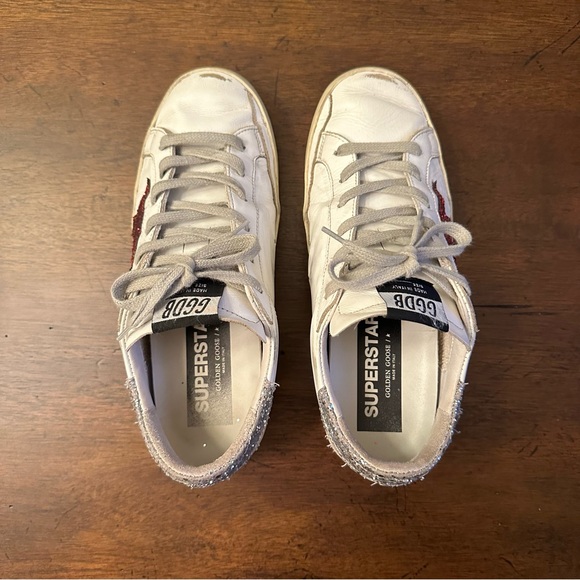 GOLDEN GOOSE - Superstar - Glittery Red Star - 37 - Picture 8 of 8